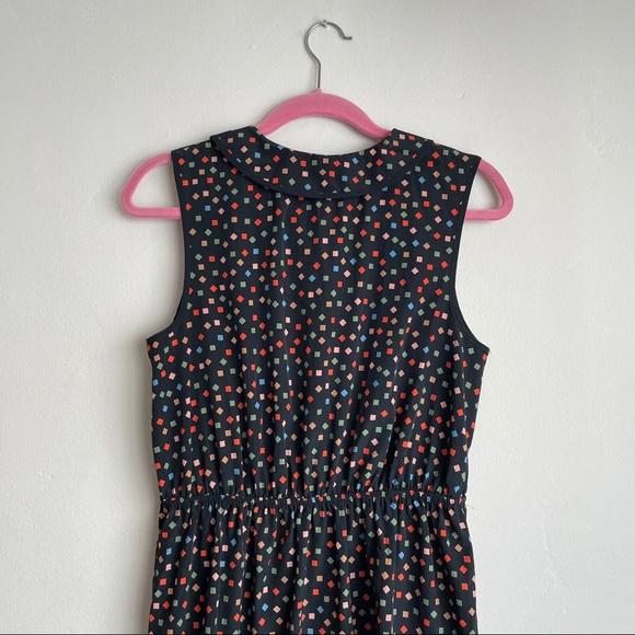 Forever 21 / Square Polka Dot Black Dress - Picture 7 of 8